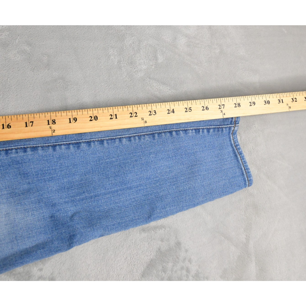 American Eagle Jeans Womens 8 (27x28) Super Hi-Rise Jegging Blue Denim - Picture 9 of 10